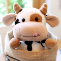 Jouets en peluche mignons de vache en peluche